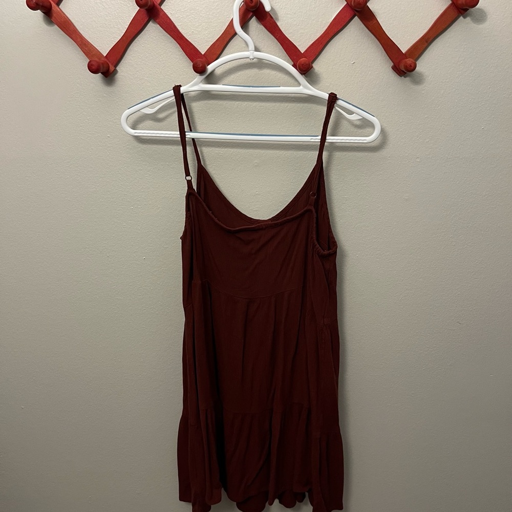 Maroon Casual Dress - Picture 6 of 8